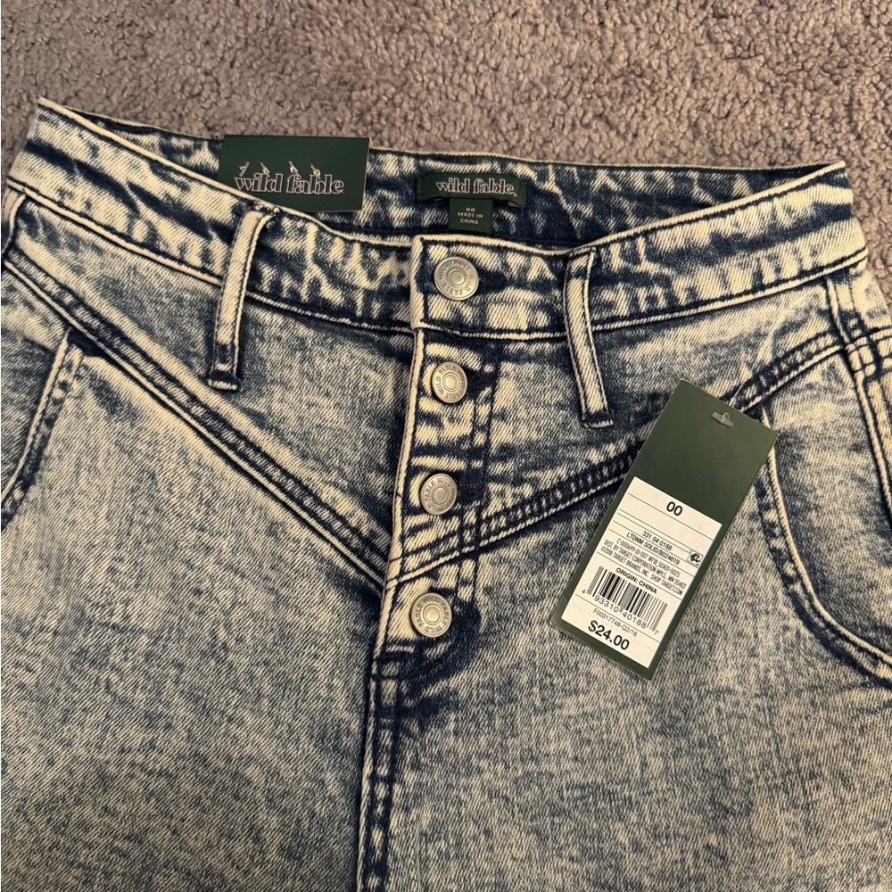 Wild Fable Women's High Rise Skinny Button-Fly Closure Jeans